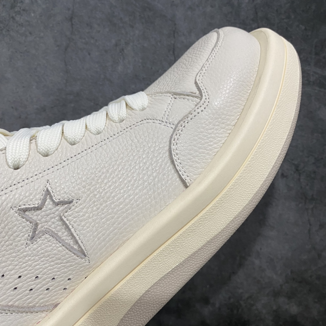 图片[6]-Rick Owens支线品牌DRKSHDW x Converse TURBODRK Chuck 70 Mid TURBOWPN\”Black Cloud Cream\”RO摩登厚底系列中帮松糕真皮休闲运动板鞋 以 80 年代的经典篮球鞋 Weapon 为灵感，带来新诠释，超厚鞋底、高帮鞋身以及夸张的鞋舌设计都充满 Rick Owens 式的美学 尺码：36/44-选品中心