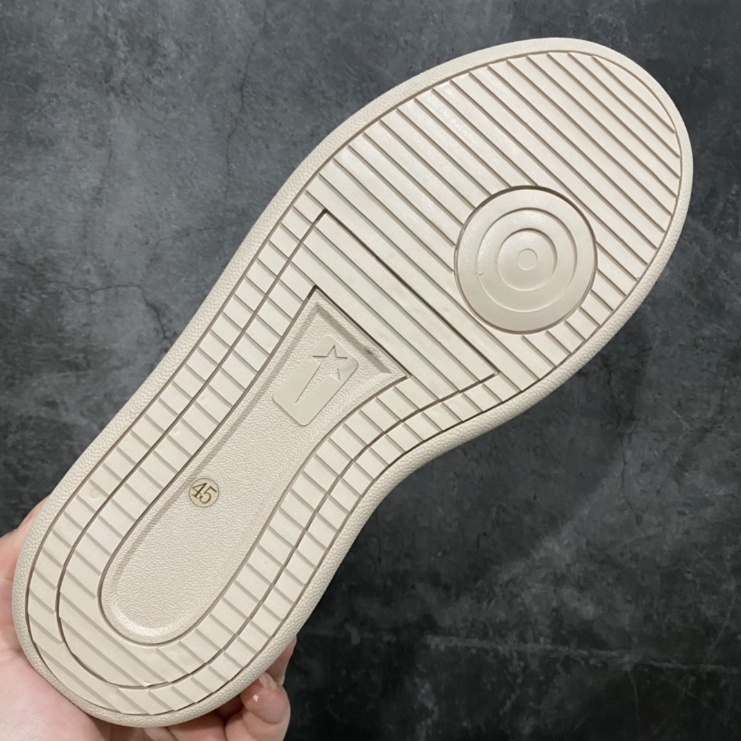 图片[9]-Rick Owens支线品牌DRKSHDW x Converse TURBODRK Chuck 70 Mid TURBOWPN\”Black Cloud Cream\”RO摩登厚底系列中帮松糕真皮休闲运动板鞋 以 80 年代的经典篮球鞋 Weapon 为灵感，带来新诠释，超厚鞋底、高帮鞋身以及夸张的鞋舌设计都充满 Rick Owens 式的美学 尺码：36/44-选品中心