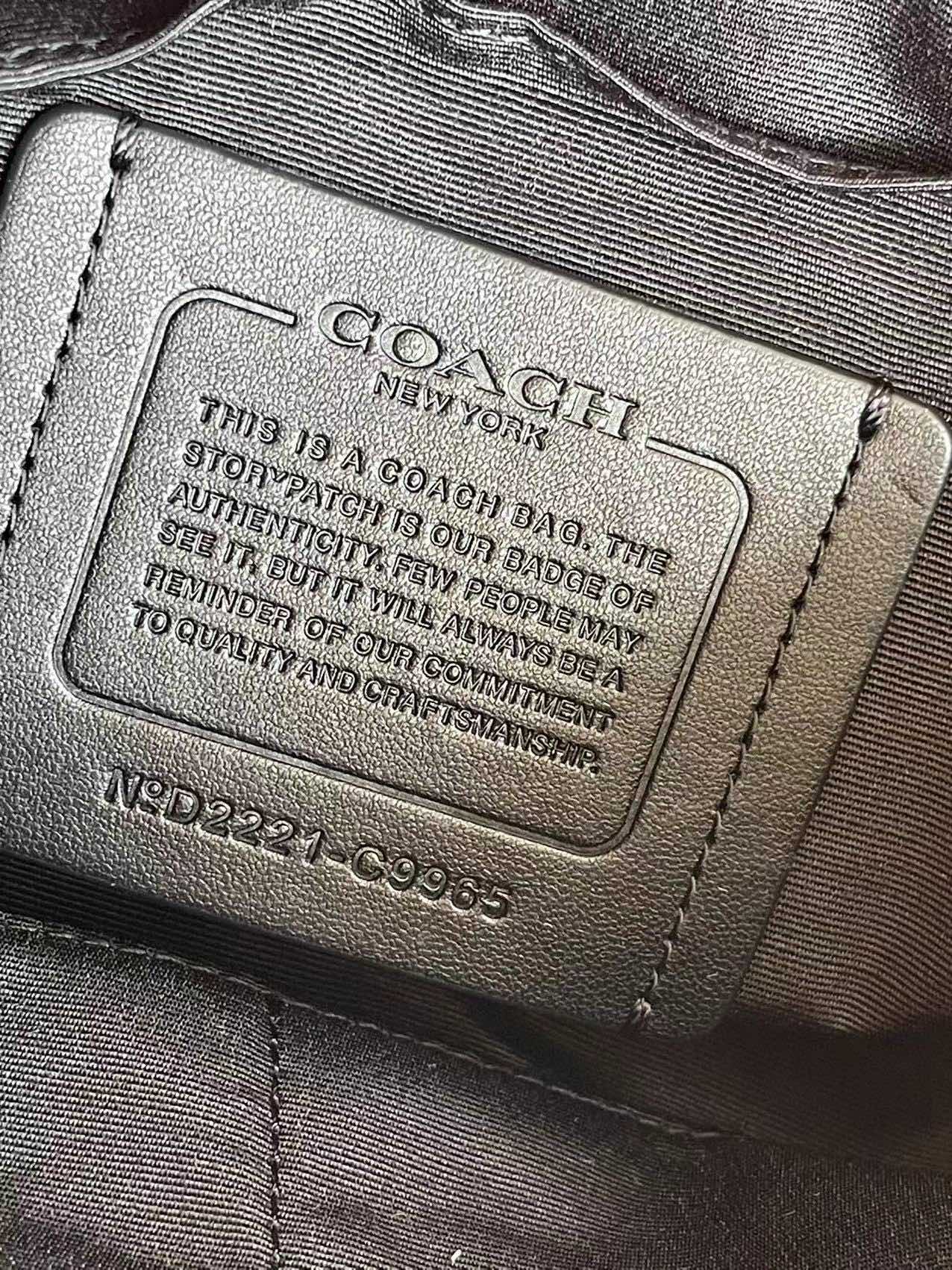 Coach ～纯原 COACH C9965蔻驰 2022新款相机包 COACH 蔻驰 男士双拉链单肩背斜挎包