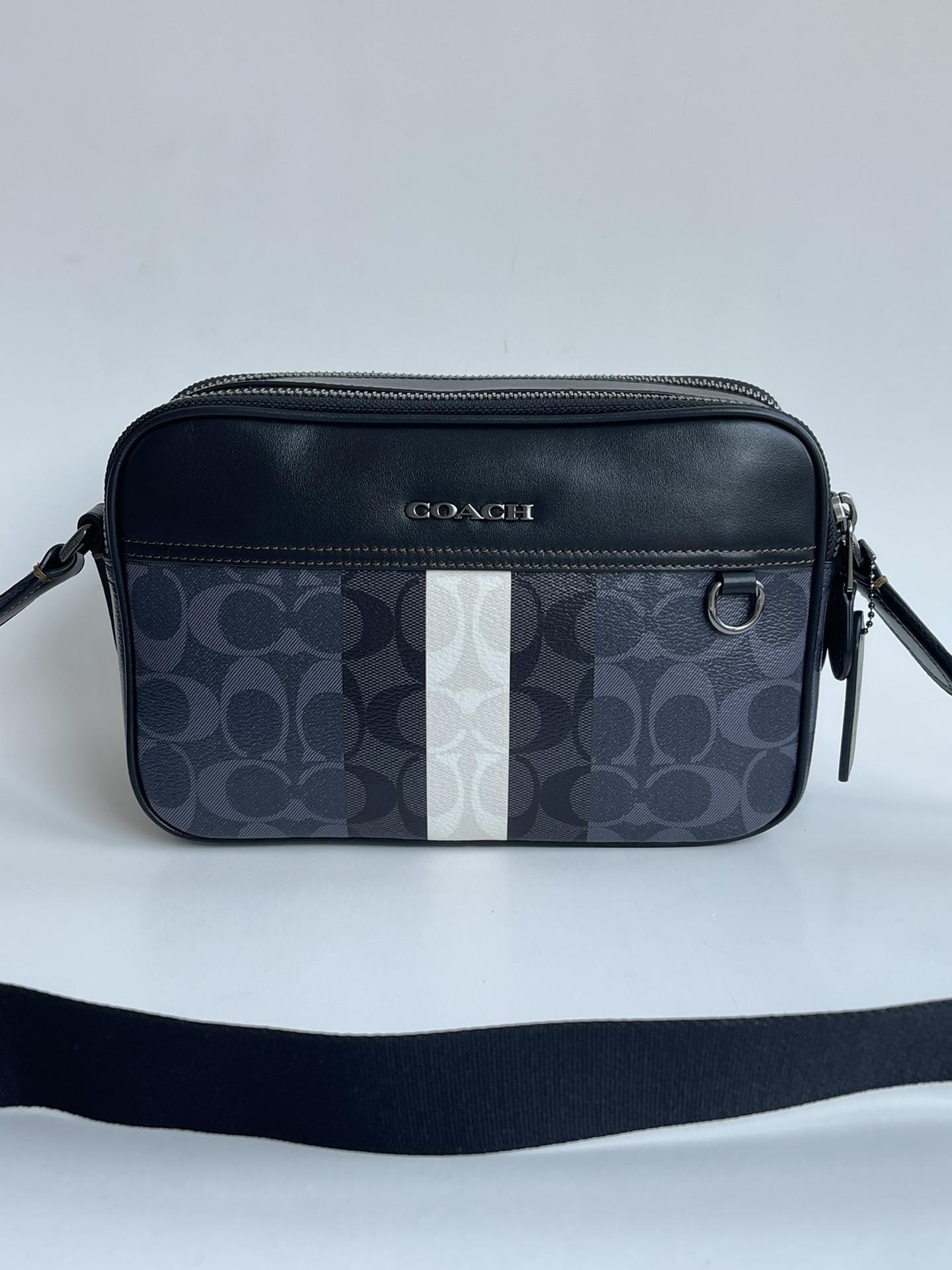 Coach ～纯原 COACH C9965蔻驰 2022新款相机包 COACH 蔻驰 男士双拉链单肩背斜挎包