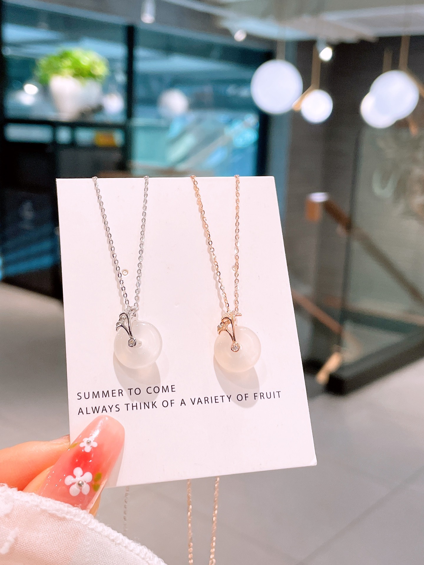 S925 Sterling Silver Necklace Light Luxury Teacher's Day Silver