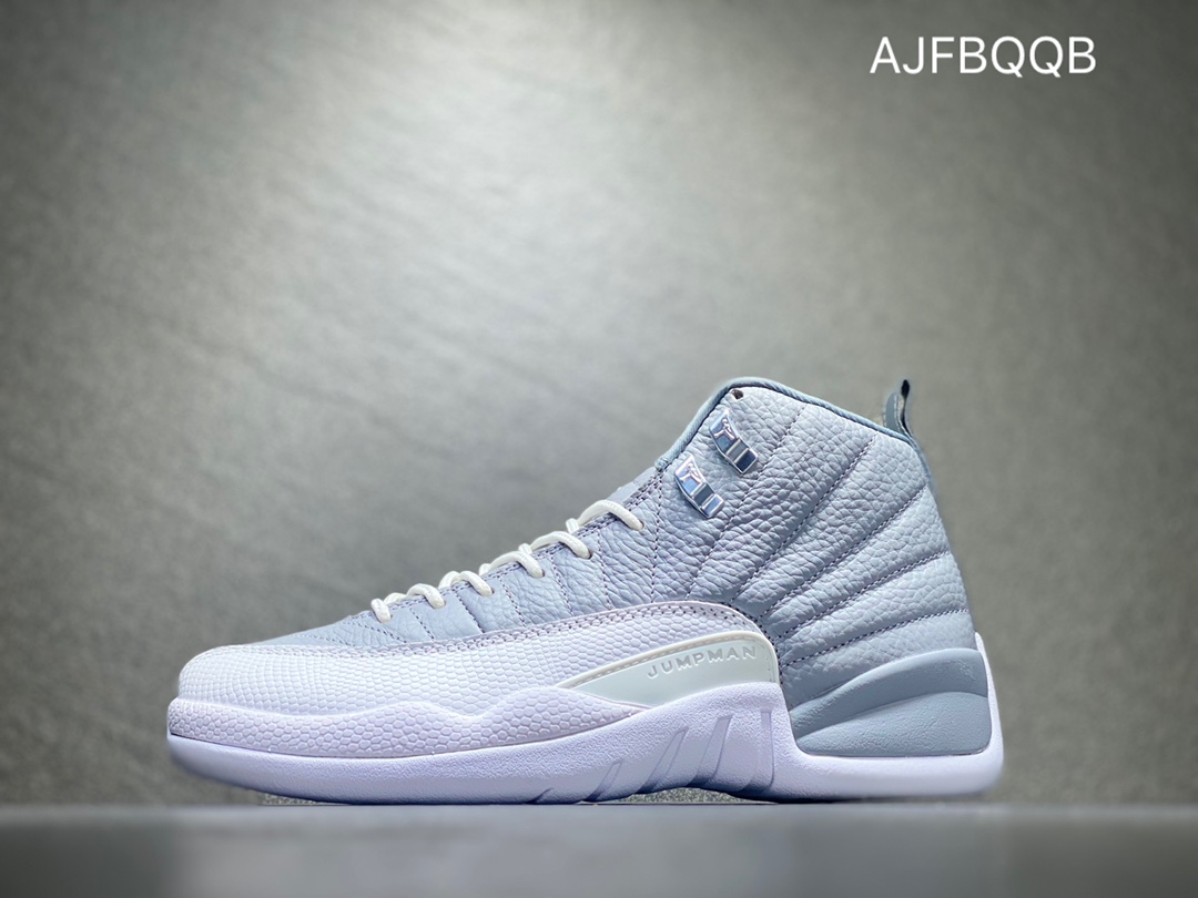 420 纯原版本 Air Jordan 12 AJ12系列 灰白 男子文化篮球鞋 CT8013-015
