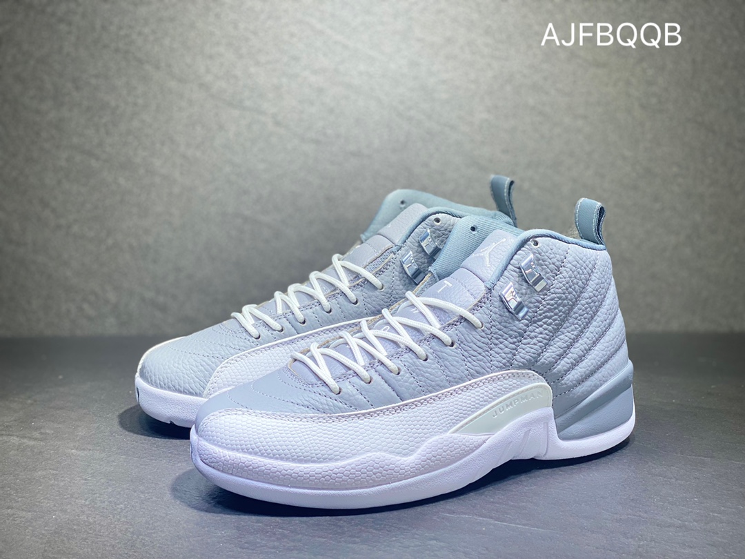 420 纯原版本 Air Jordan 12 AJ12系列 灰白 男子文化篮球鞋 CT8013-015