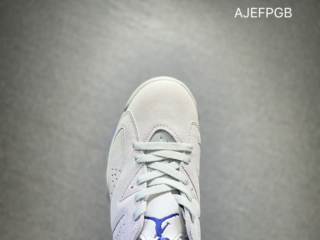 360 Nike Air Jordan 6 Retro”Georgetown”乔丹AJ6代复古休闲文化篮球鞋“乔治城灰蓝麂皮” CT8529-012