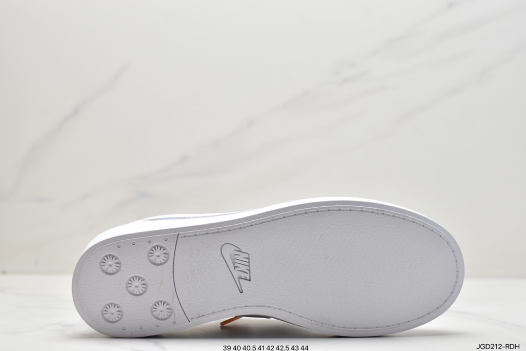 180 权志龙 PEACEMINUSONE x Nike Kwondo 1 休闲时尚板鞋白色小邹菊DH2482-100