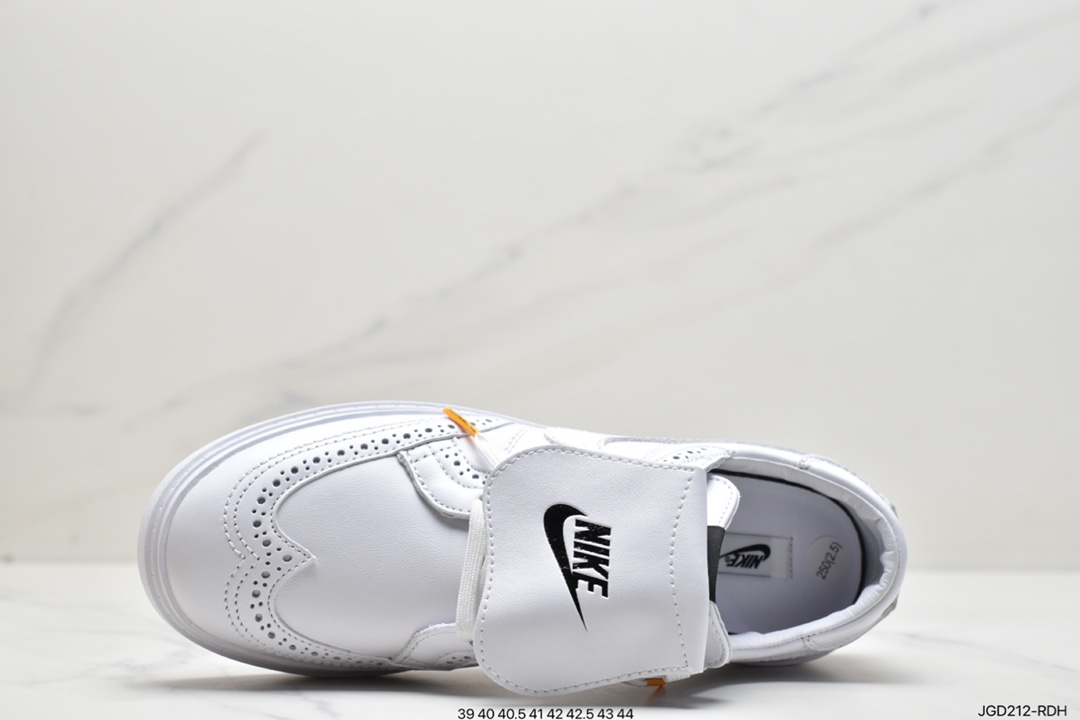 180 权志龙 PEACEMINUSONE x Nike Kwondo 1 休闲时尚板鞋白色小邹菊DH2482-100