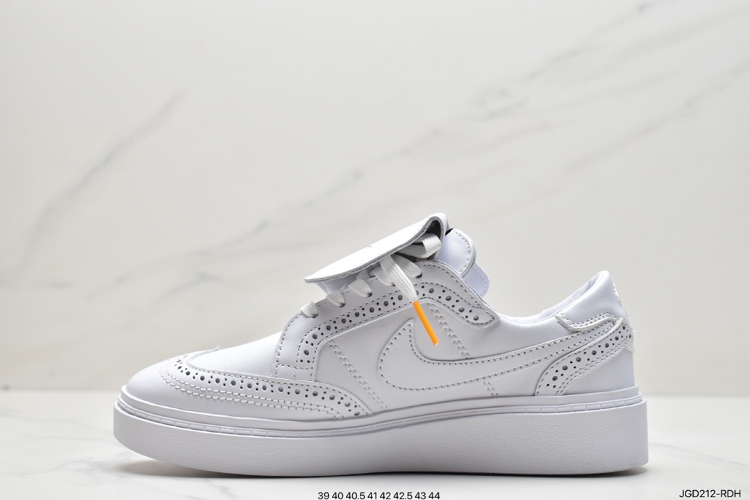 180 权志龙 PEACEMINUSONE x Nike Kwondo 1 休闲时尚板鞋白色小邹菊DH2482-100
