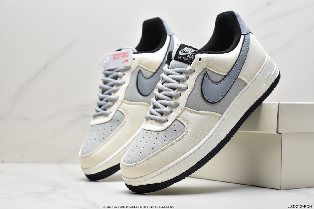 200 耐克Nike Air Force1 空军一号 白蓝 低帮休闲板鞋 DX2675-100