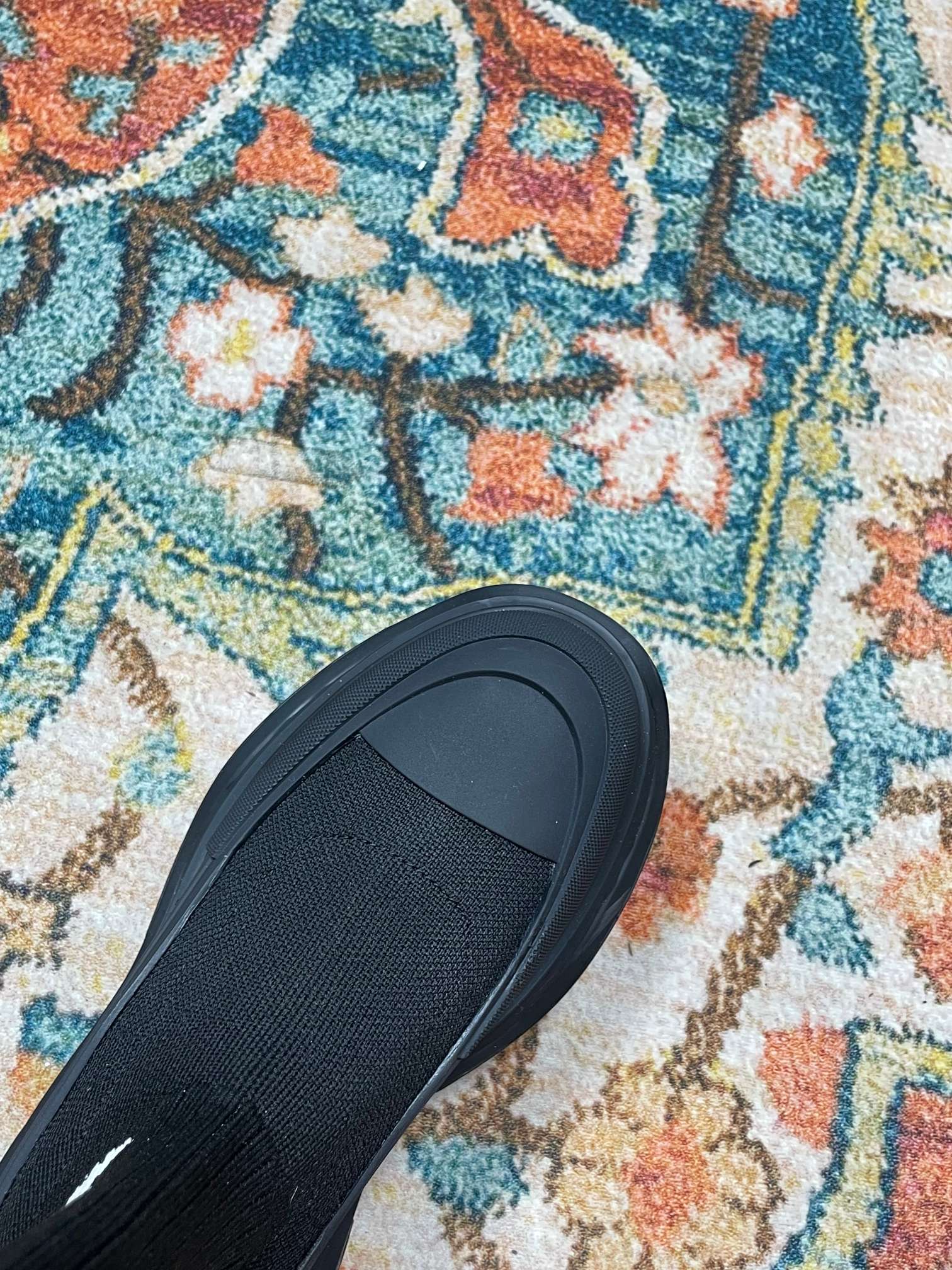 Zenium: Alexander McQueen Queen 22s Graffiti Sock Boots with Zirconium Fabric - 图片 6