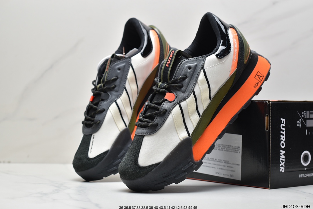 Exclusive adidas neo Futro Mixr retro FM bumper shoes