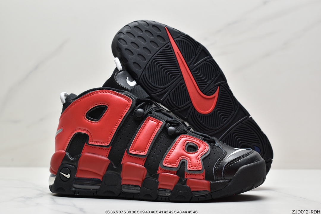 240 耐克Nike Air More Uptempo'96”White/Navy”皮蓬一代系列经典高街篮球鞋 DH9719-100