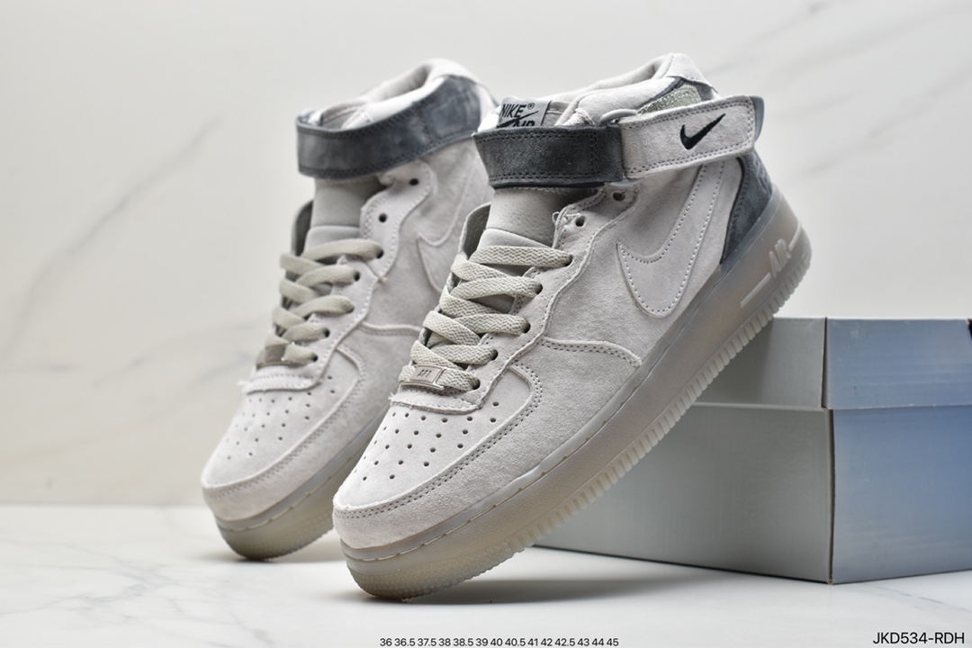 160 nike Air Froce 1 Mid 07 PRM Wheat Flax 小麦色空军一号中帮 715889-200