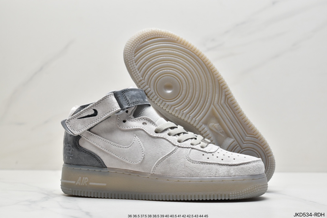 160 nike Air Froce 1 Mid 07 PRM Wheat Flax 小麦色空军一号中帮 715889-200