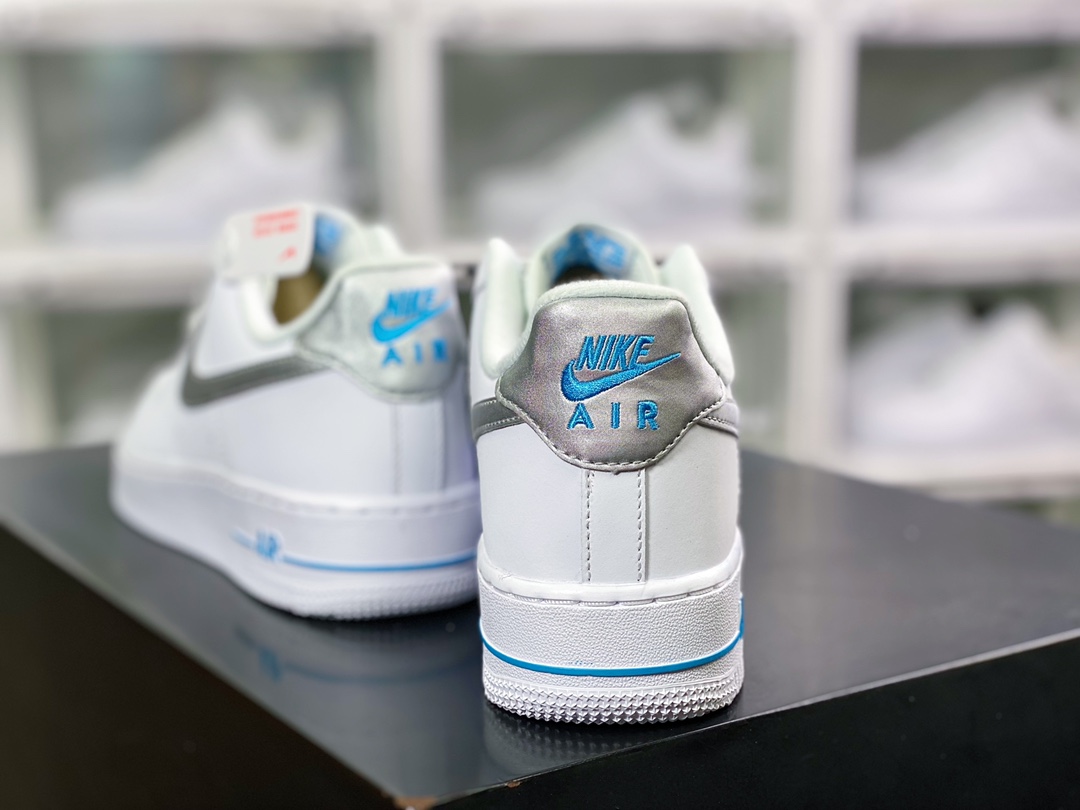 200  Air Force 1’07 Low”White Silver Laser Blue”空军一号经典低帮百搭板鞋DR0142-100