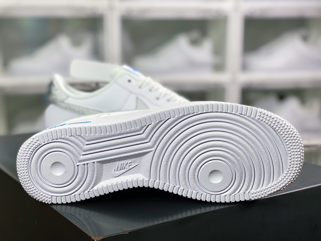 200  Air Force 1’07 Low”White Silver Laser Blue”空军一号经典低帮百搭板鞋DR0142-100