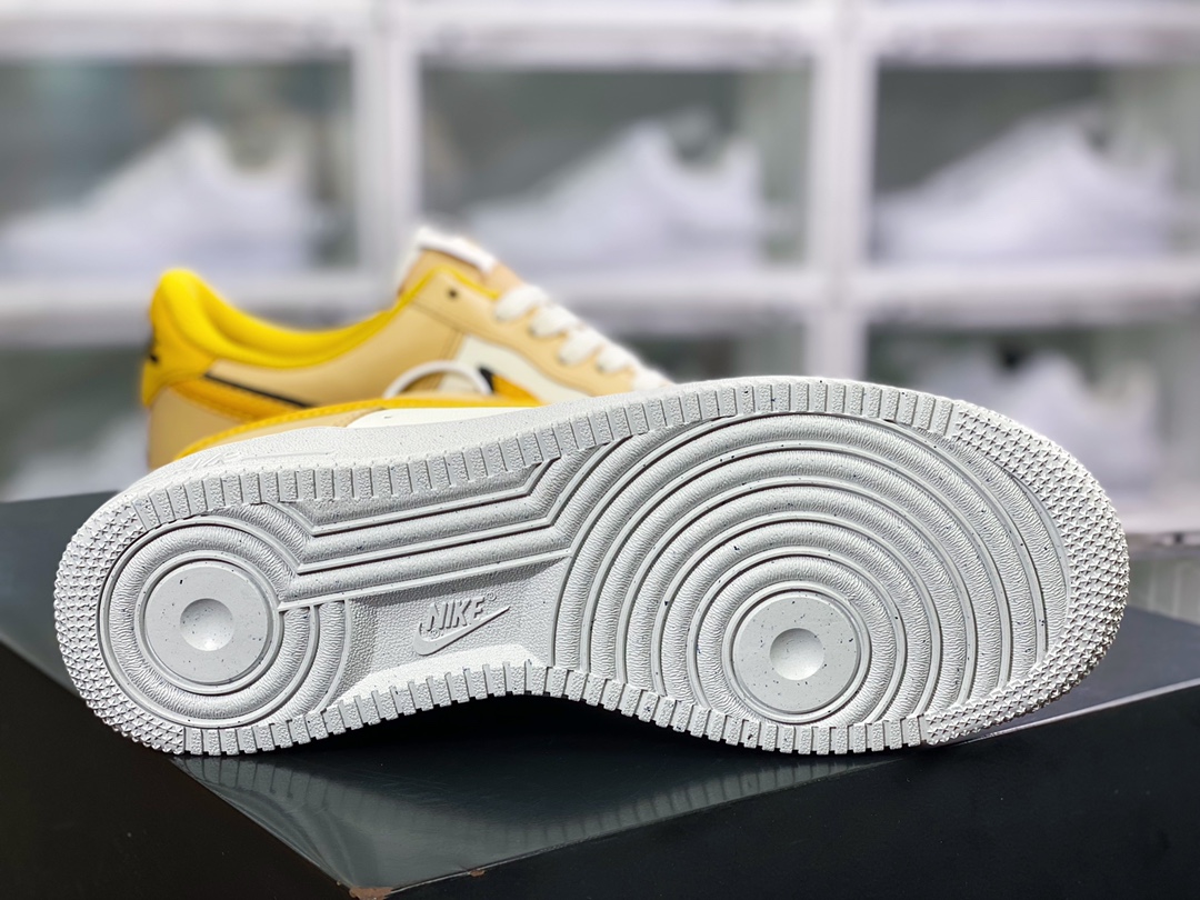 200 Air Force 1’07 LV8 EMB”82 Double Swoosh Yellow”空军一号板鞋“黄白黑双钩”DX6065-171