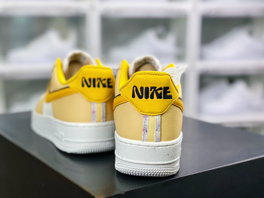 200 Air Force 1’07 LV8 EMB”82 Double Swoosh Yellow”空军一号板鞋“黄白黑双钩”DX6065-171