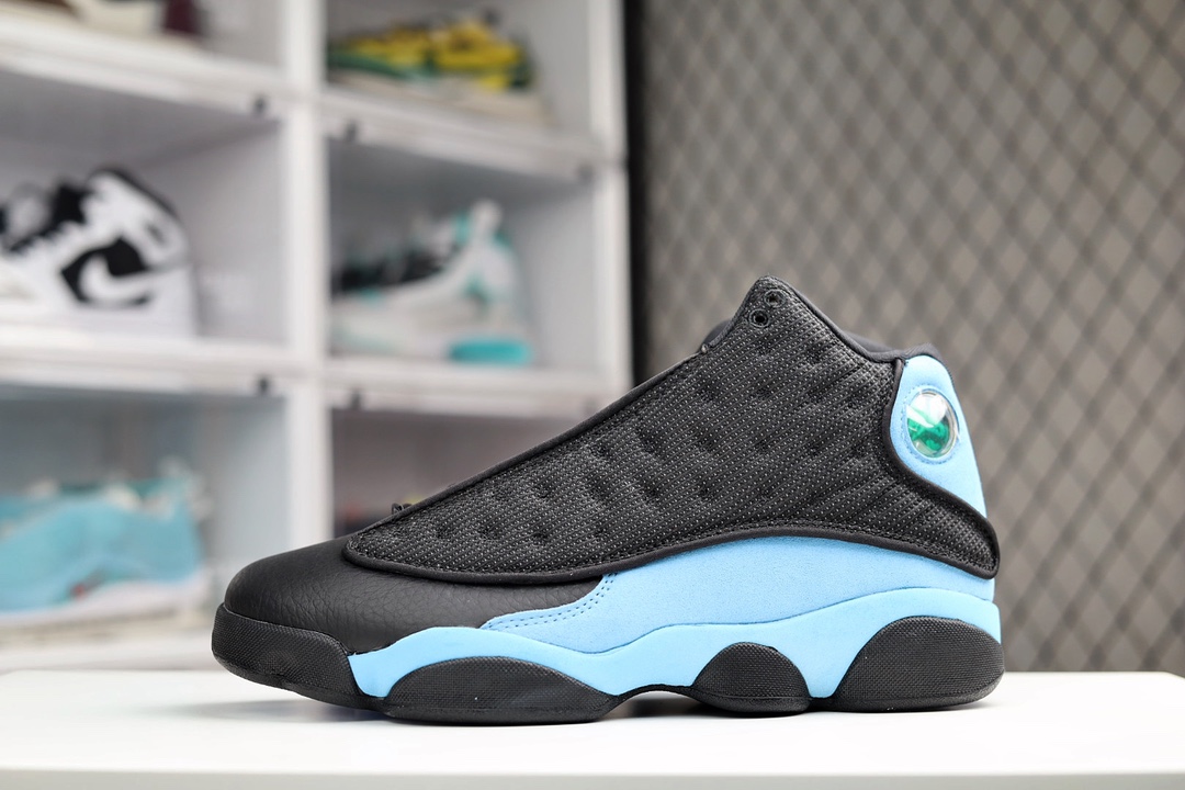 K0 Air Jordan 13 Retro “黑蓝” Aj13 乔13正确鞋舌立体高频 原厂数据 2021最新原厂底模 原厂纸板 原盒原包装 对照正确色卡采购 。