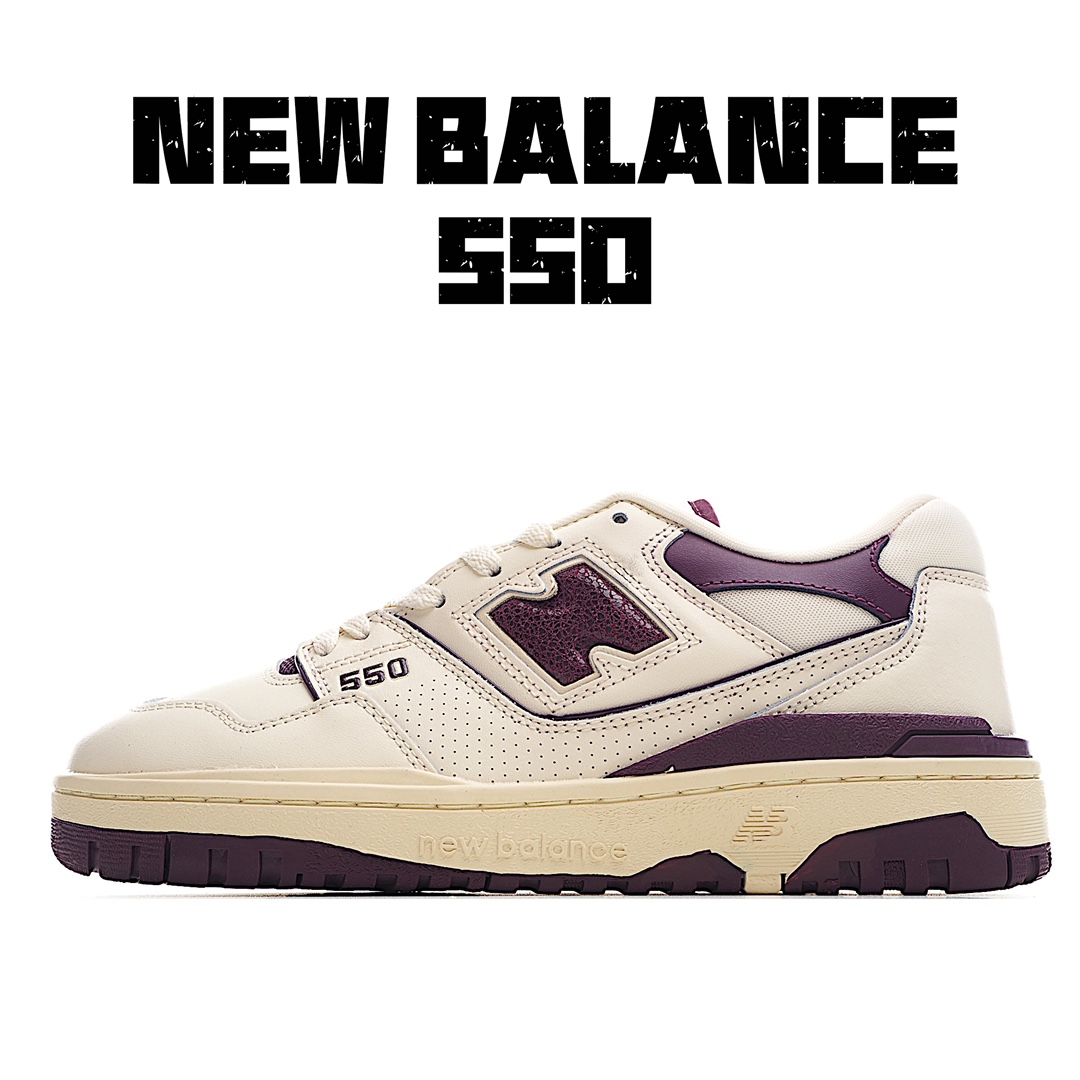 G5 年度最强爆款复古新选择，New Balance 550系列 复古低帮休闲运动篮球板鞋 「LV trainer最佳平替首选」