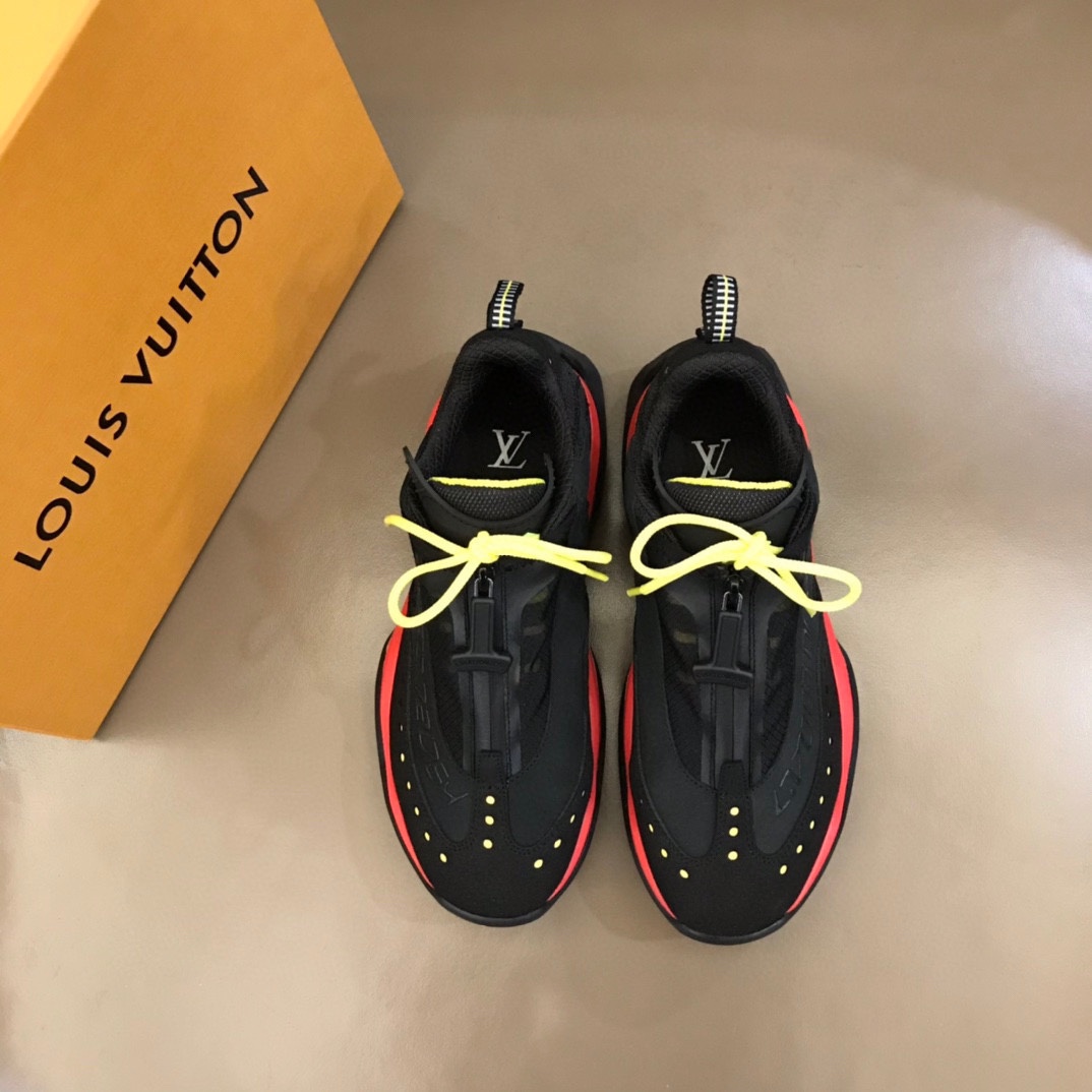 Louis Vuitton Shoes Sneakers Splicing Rubber Spring/Summer Collection Sweatpants