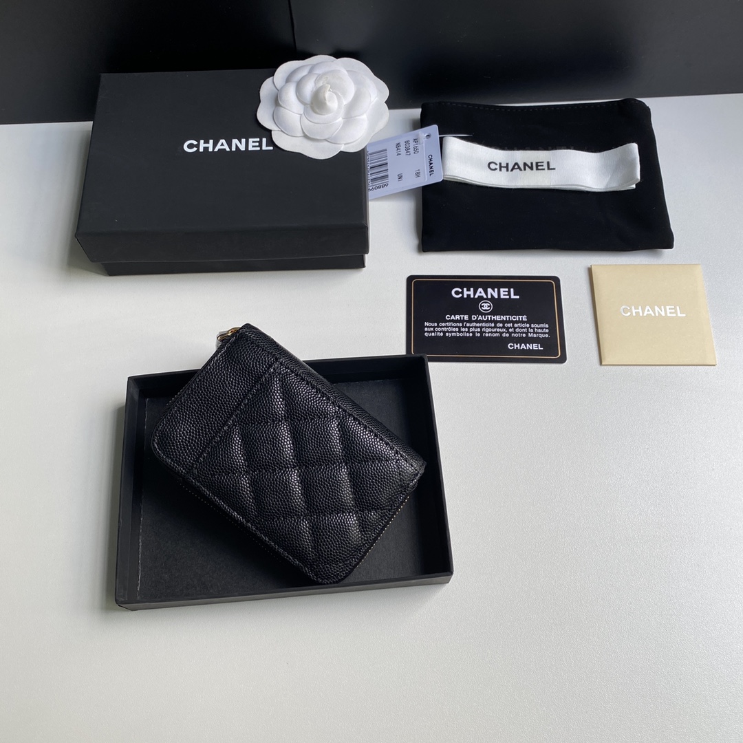 Chanel 新款小香 、小拉链菱格零钱包到货