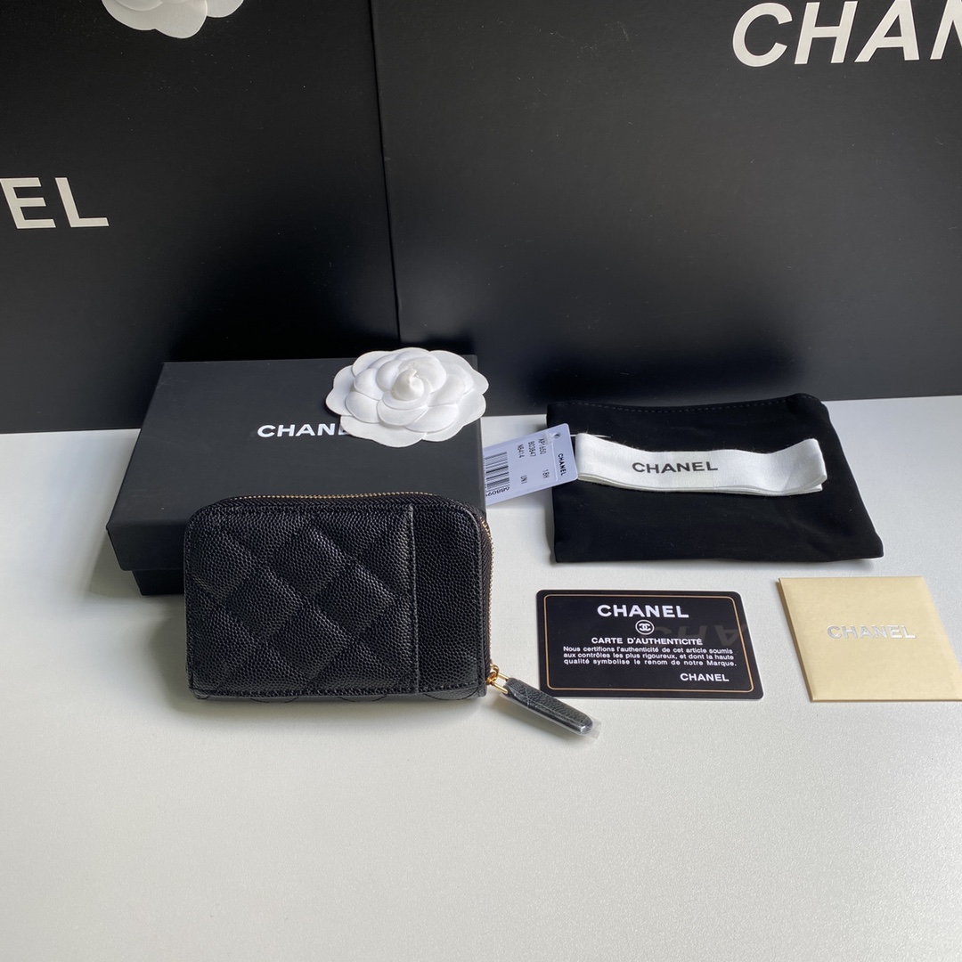 Chanel 新款小香 、小拉链菱格零钱包到货