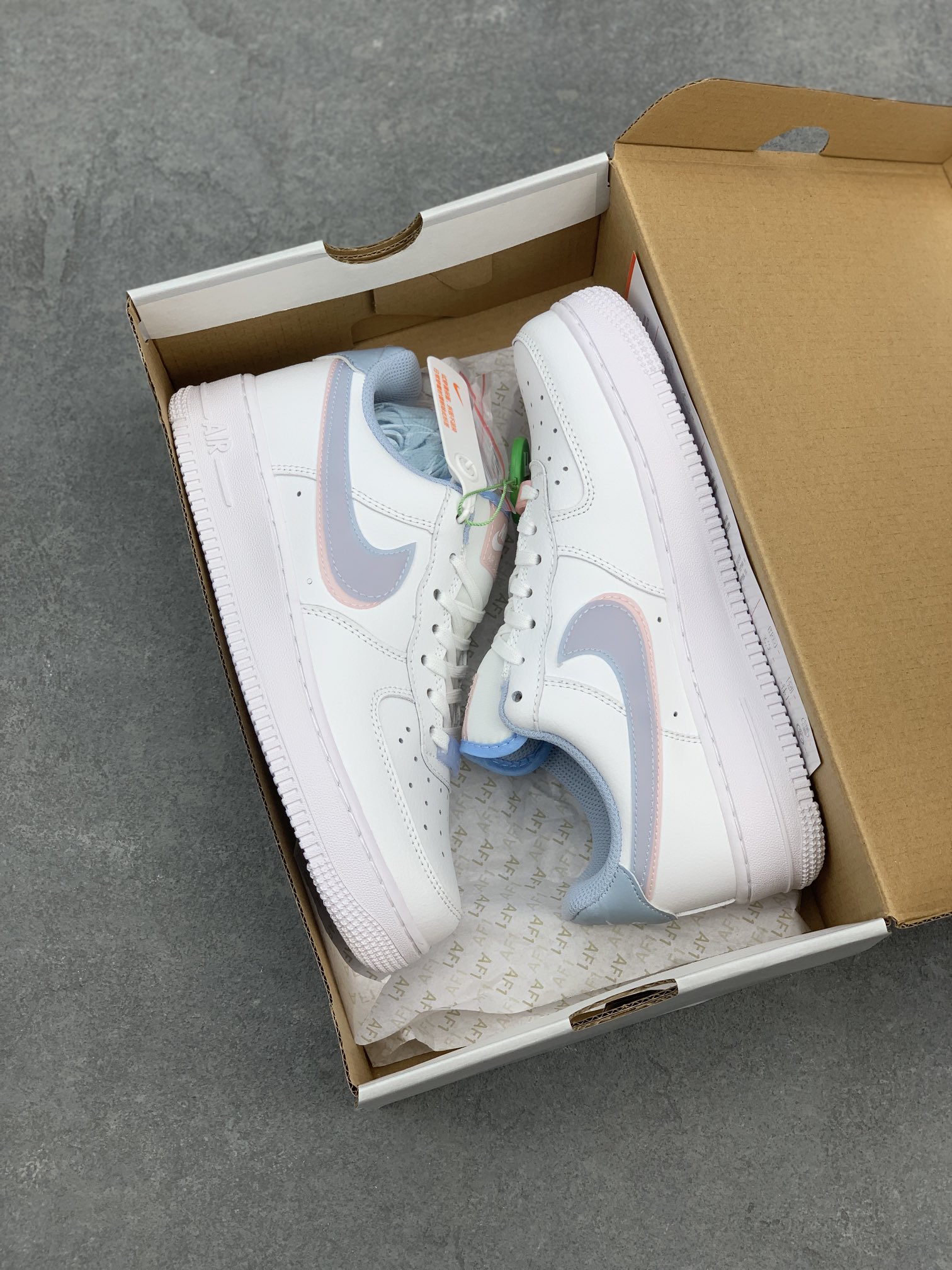 Nike Air Force 1 Low White Pink Blue,3D Glasses Edition,CW1574-100 10 i1662523221 6245 8