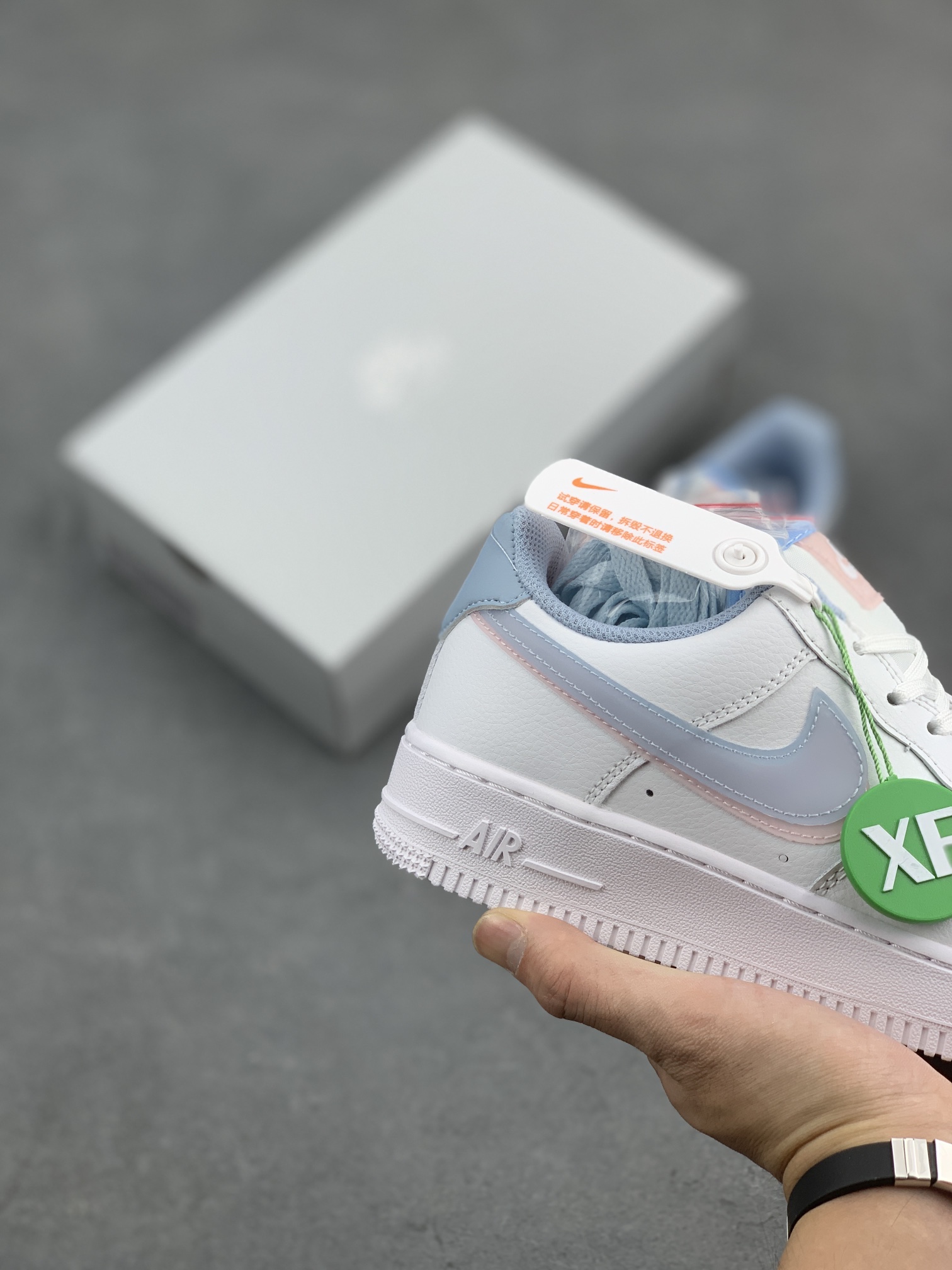 Nike Air Force 1 Low White Pink Blue,3D Glasses Edition,CW1574-100 6 i1662523221 8286 4