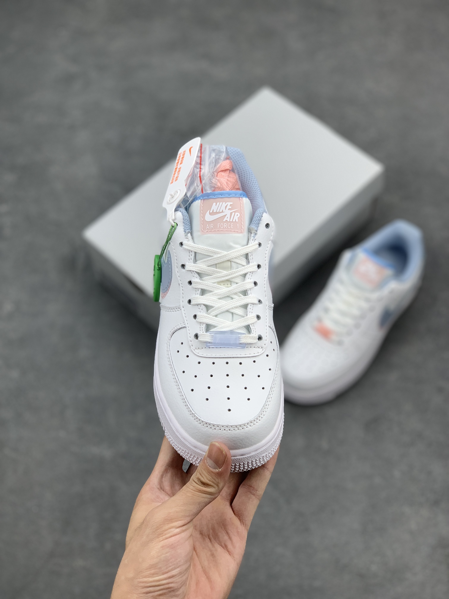 Nike Air Force 1 Low White Pink Blue,3D Glasses Edition,CW1574-100 3 i1662523221 9087 1
