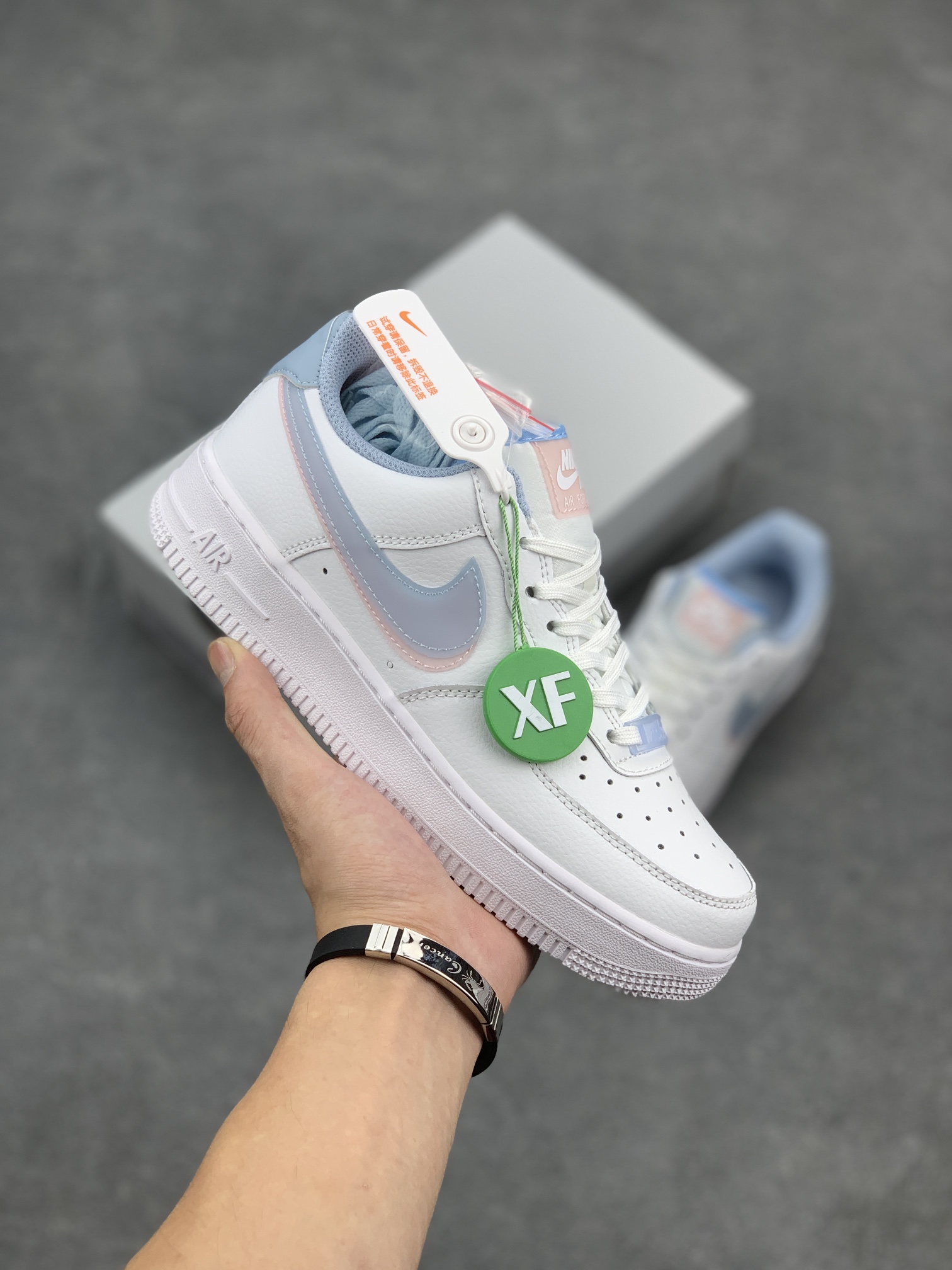 Nike Air Force 1 Low White Pink Blue,3D Glasses Edition,CW1574-100 2 i1662523221 9957 0
