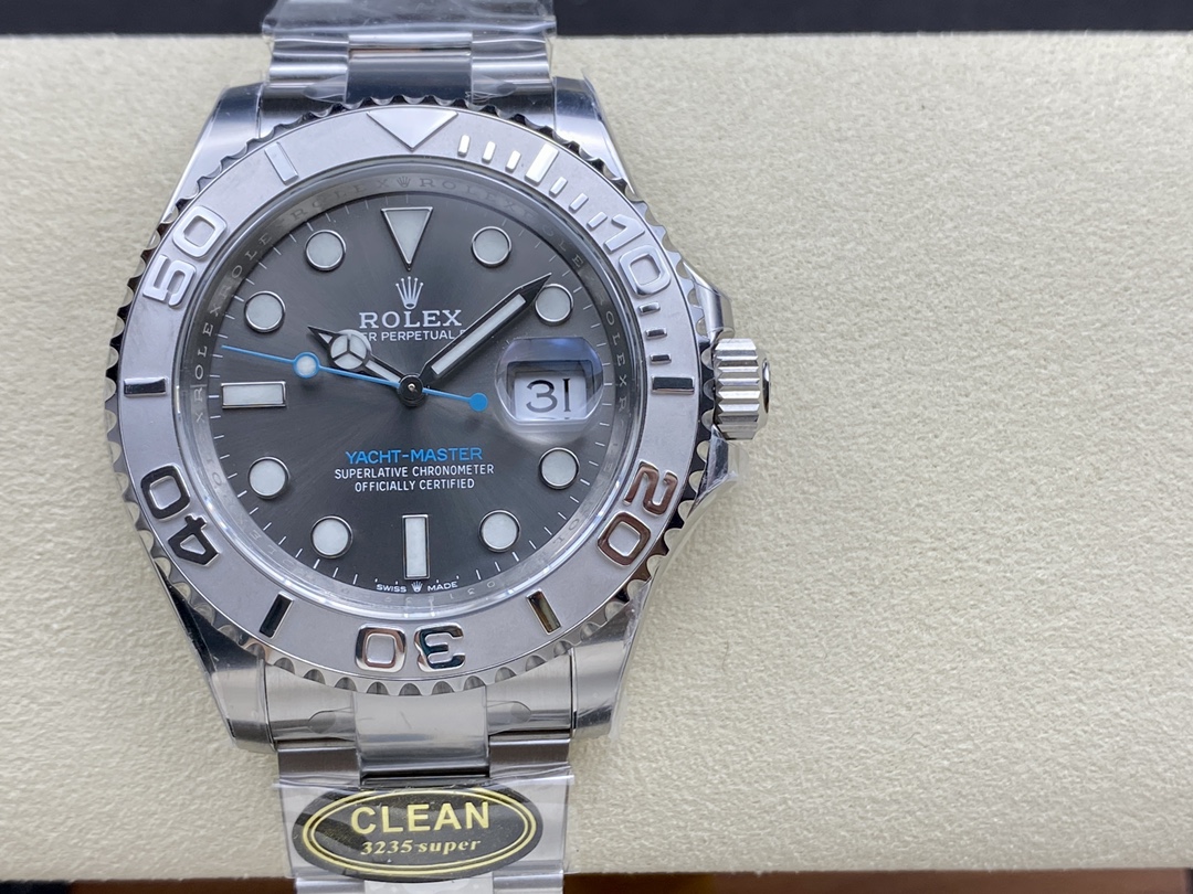 NO:142577,Clean Factory Factory C Rolex Yacht Series Movement 904 Steel, Rolex, christian louboutin,rolex19860909Clean厂 C厂 劳力士 游艇系列 机芯904精钢,劳力士,christian louboutin,rolex,Watch