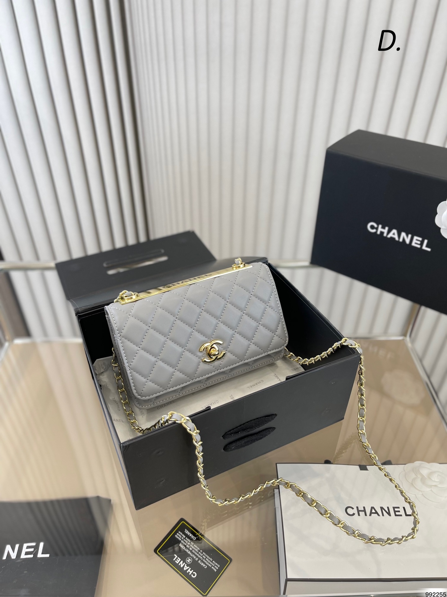 J5 香奈儿WOC 发财包 Chanel Trendy cc woc 美貌 便携 重量轻 低调 奢华 优雅 时尚 非常百搭有气质 真是可盐可甜 又A又飒 尺寸19 12