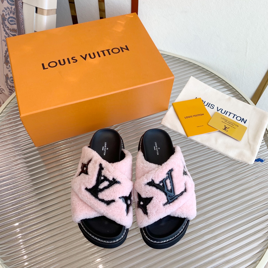 LOUIS VUITTON ウールスリッポン 軽量で快適-トップバージョン