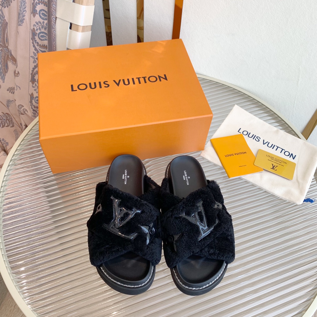LOUIS VUITTON ウールスリッポン 軽量で快適-トップバージョン