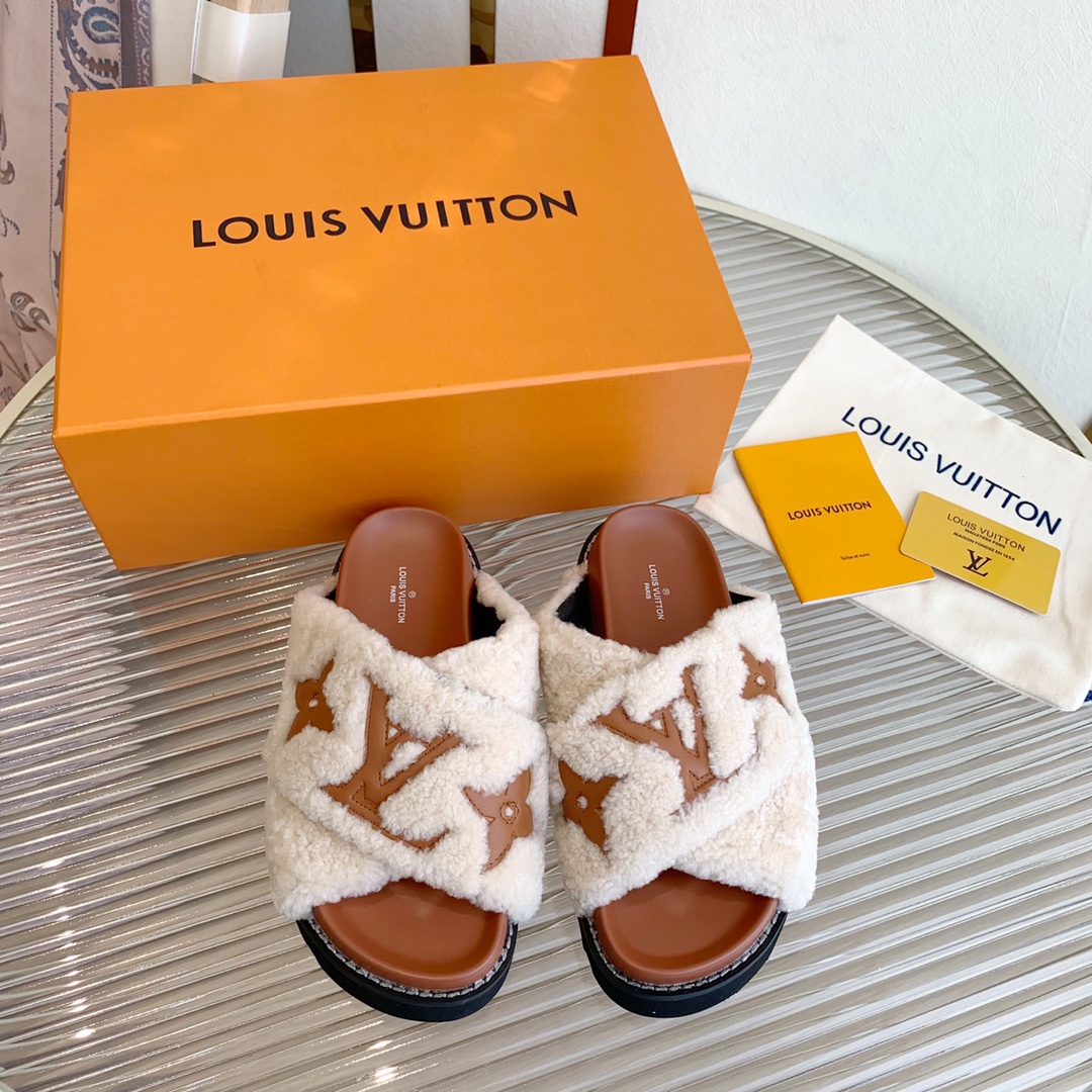 LOUIS VUITTON ウールスリッポン 軽量で快適-トップバージョン