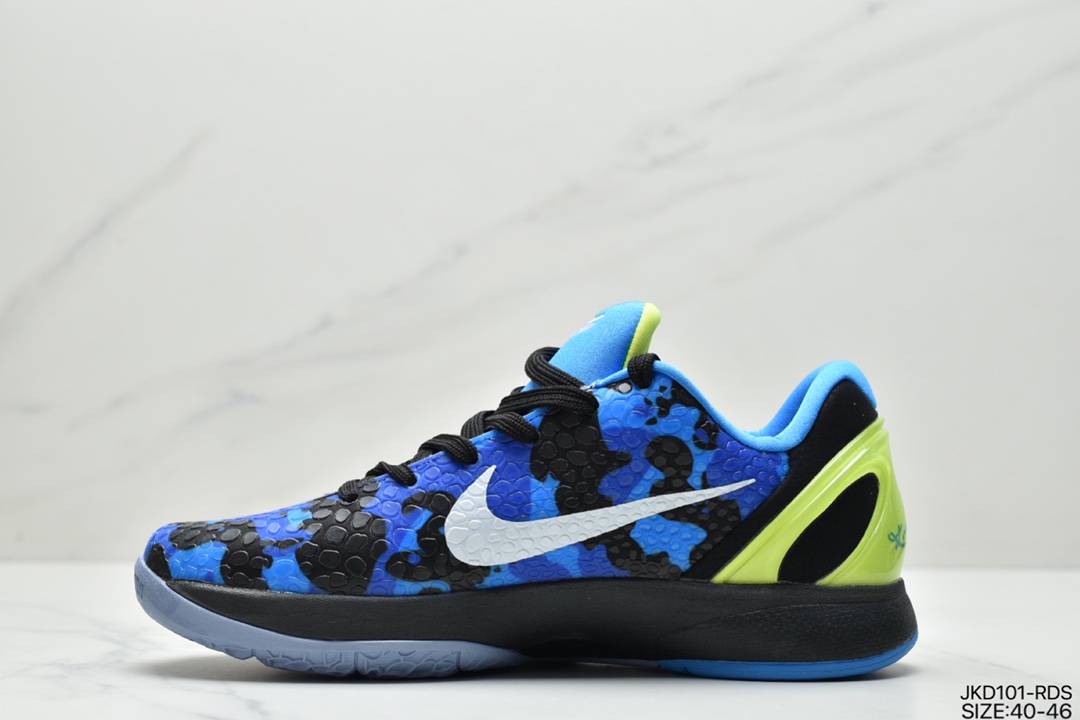160 耐克Nike ZOOM Kobe VI”Mamba Black/Yellow”ZK6科比六代低帮运动篮球鞋