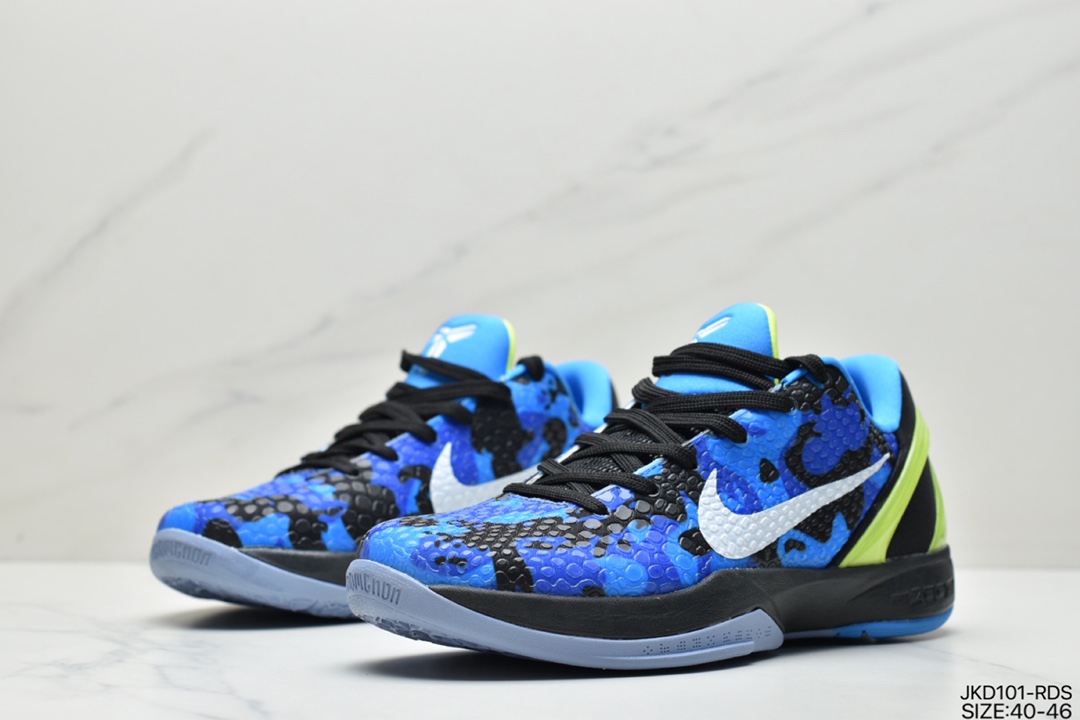 160 耐克Nike ZOOM Kobe VI”Mamba Black/Yellow”ZK6科比六代低帮运动篮球鞋