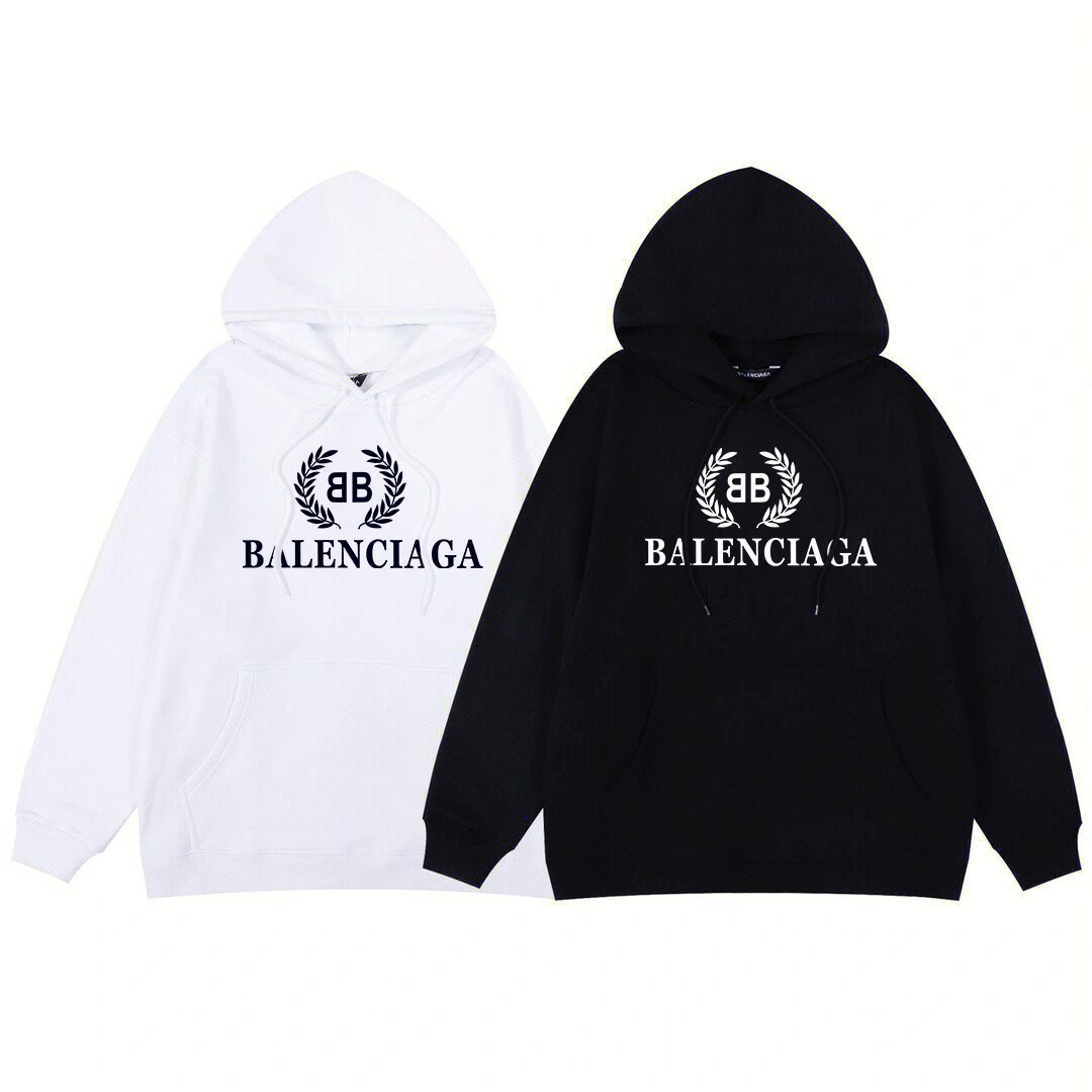 💰220 Balenciaga/巴黎世家麦穗印花连帽卫衣，高克重面料超级舒适！
元素碰撞！让整款气质升提一个档次！时尚而平不庸！低调百搭又具有品牌特色的代表性单品！在日常搭配中切合度极高，整体风格极简到极致，标识度显著，高品质的棉质以及布面处理，保暖亲肤透气，基础卫衣且足够品味的首选单品！
尺码：XS-XL
颜色：黑色 白色 杏色