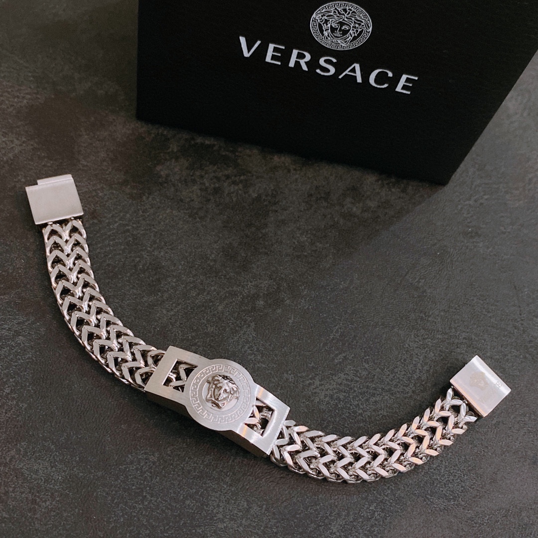 Versace Jewelry Bracelet Set With Diamonds