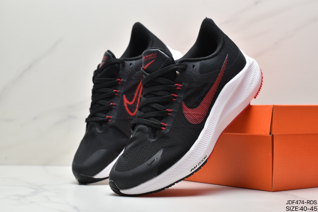 125 Nike Air Zoom Winflo 8 网透面气训跑练步鞋CW3421-105