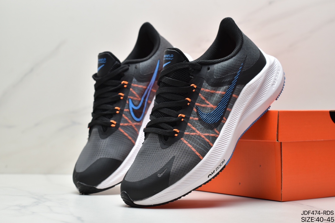 125 Nike Air Zoom Winflo 8 网透面气训跑练步鞋CW3421-105