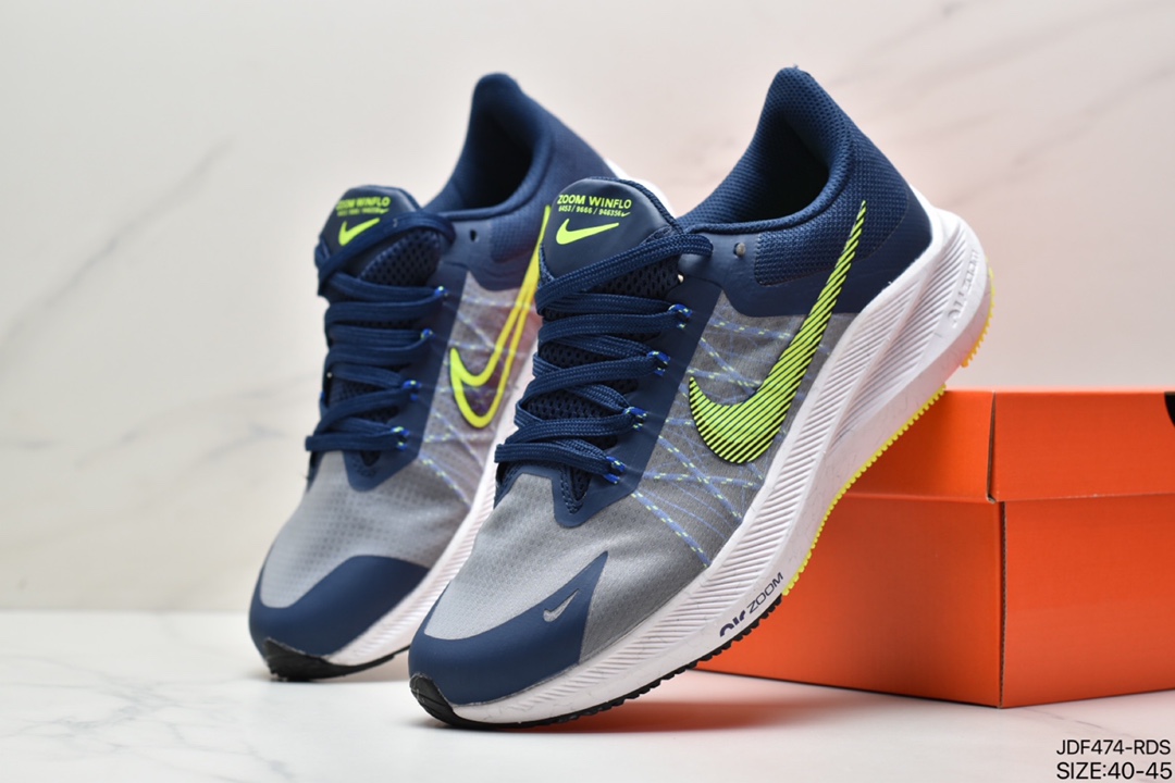 125 Nike Air Zoom Winflo 8 网透面气训跑练步鞋CW3421-105