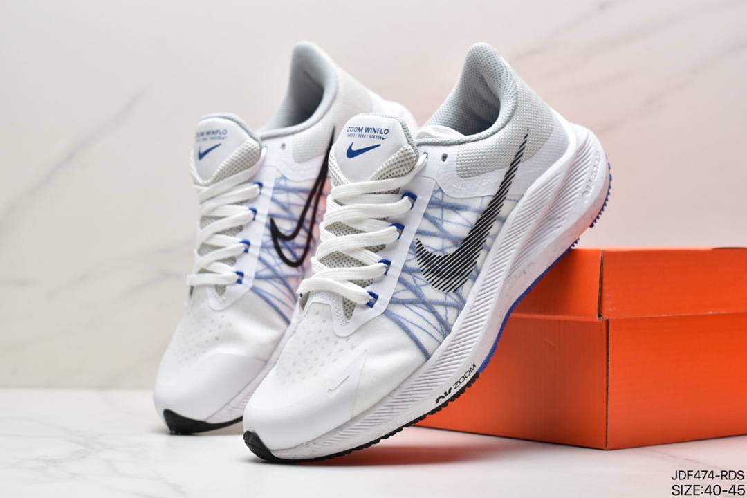 125 Nike Air Zoom Winflo 8 网透面气训跑练步鞋CW3421-105