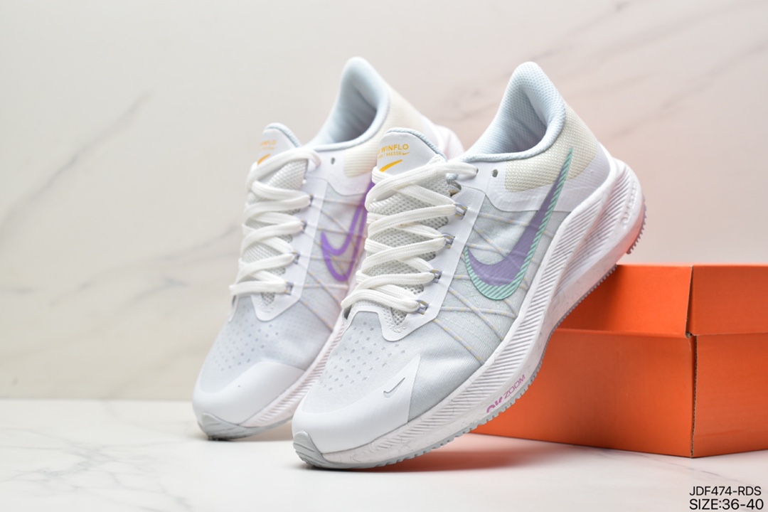 125 Nike Air Zoom Winflo 8 网透面气训跑练步鞋CW3421-105