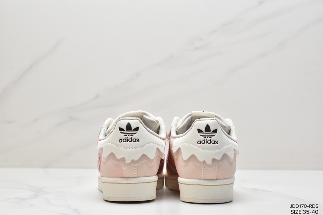 Adidas Originals Superstar ”Milk White/Lace” shell head series low-top classic all-match casual sports shoes GW4441