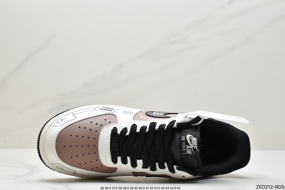 260 官方爆款定制 PS5电玩主题Nike Air Force 1 Low’07 黑涂鸦空军一号低帮休闲板鞋 CW2288-222