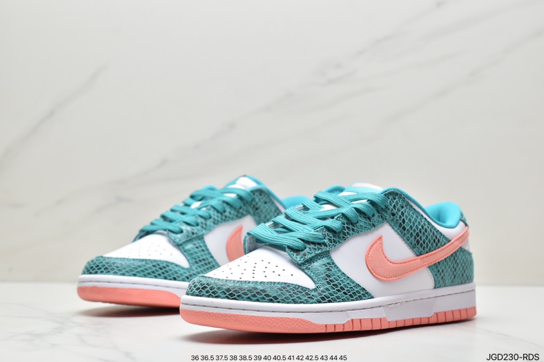 180 Nike Dunk Low “Snakeskin”白绿蛇纹/绿松石蟒纹DR8577-300