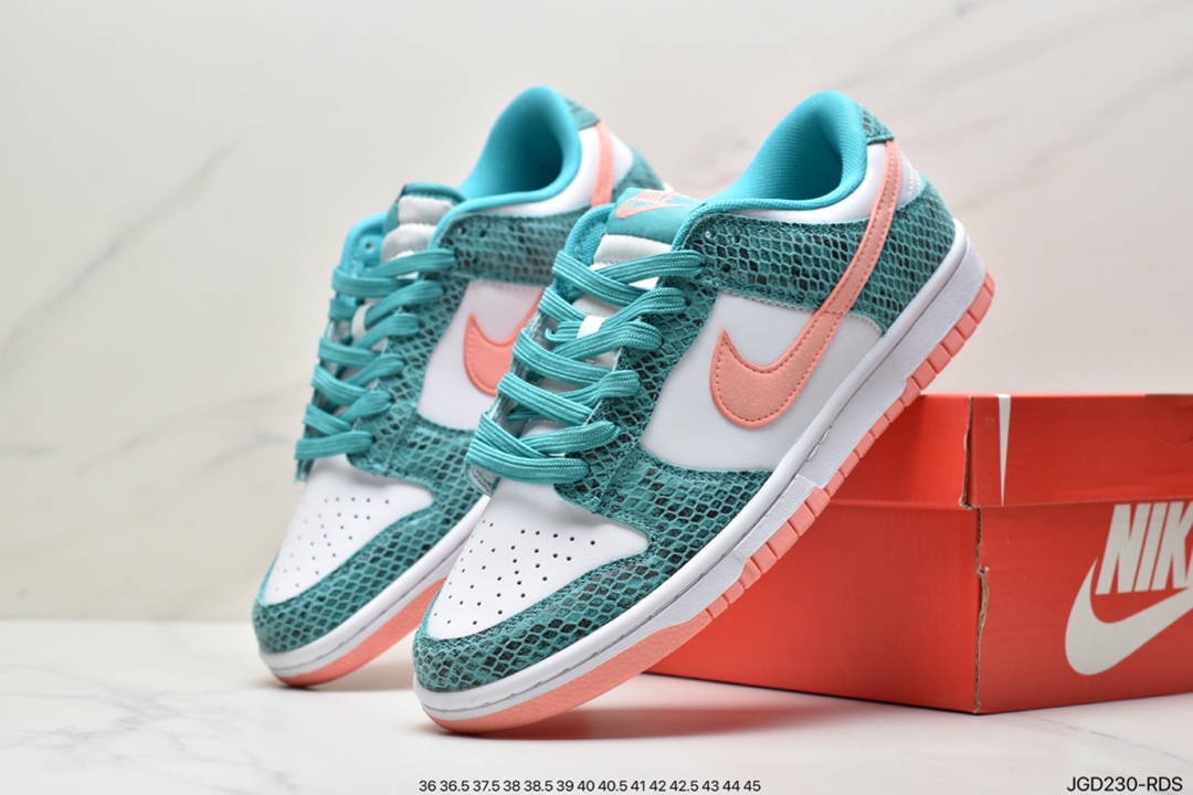 180 Nike Dunk Low “Snakeskin”白绿蛇纹/绿松石蟒纹DR8577-300