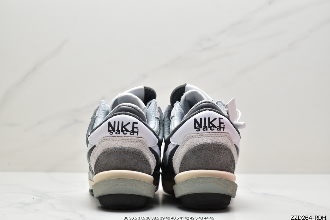 250 Sacai x Air Zoom Cortez SP 4.0”Grey White”4.0系列改良阿甘低帮解构慢跑鞋DQ0581-001