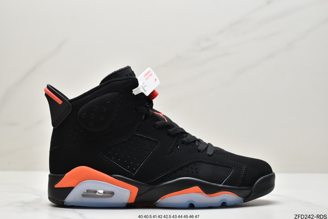 280 Air Jordan 6 ”Black Infrared”乔六黑红384665-060
